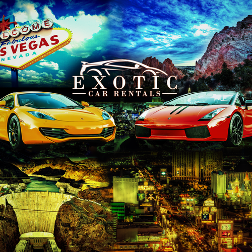 exotic car picture/destination wall poster! Design by Tia.18