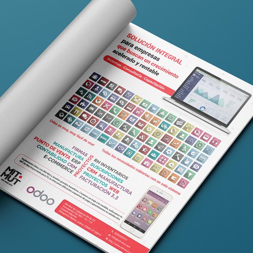 Mitmut Con Odoo Para Implementar Erp Crm Mucho Mas En Empresas Mexicanas Postcard Flyer Or Print Contest 99designs