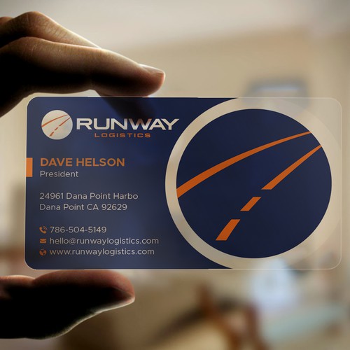Runway Logistics Business Card Design by Taaiebah