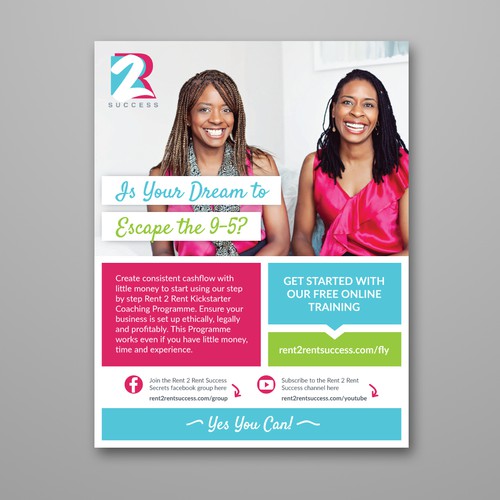 Create a Ridiculously Good Flyer for Rent 2 Rent Success Design by azziella