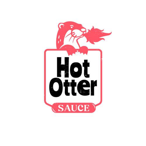 Design a Hot Sauce logo with an Otter Design by Ben Deltorov