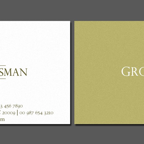 Help Grossman LLP with a new stationery Design by cknamkoi