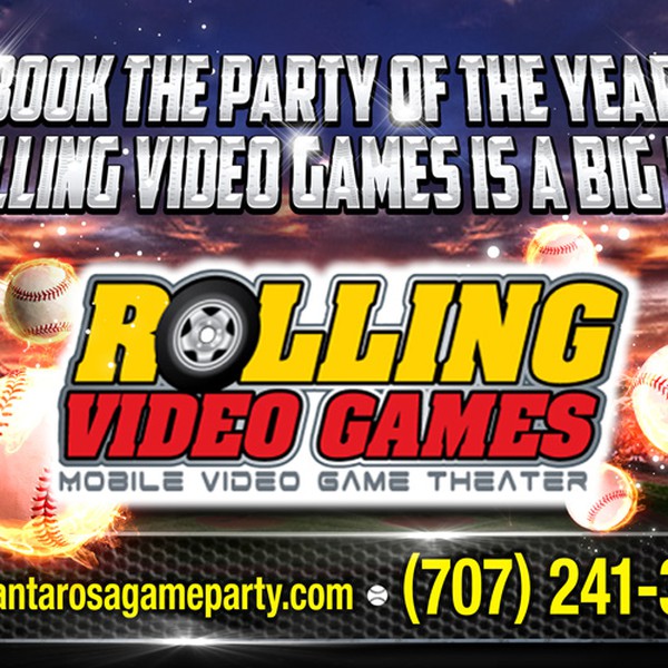 Design by Frostmourne titled "Rolling Video Games needs a Banner"