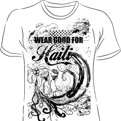 Wear Good for Haiti Tshirt Contest: 4x $300 & Yudu Screenprinter Design by LLesleyP