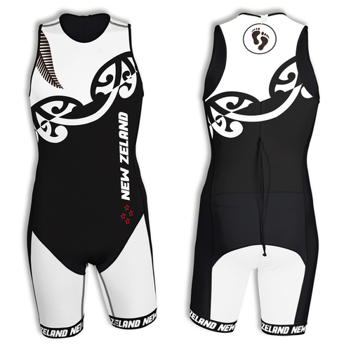 Create a brand new wetsuit design for the New Zealand waterski team ...