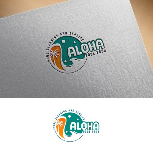 Florida Pool Company with Hawaiian Vibes Design by ArtBeat Technology