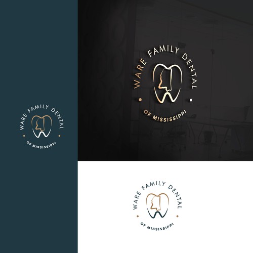 Sophisticated logo for esthetic/cosmetic dental office in Mississippi Design by ExclusiveDGN
