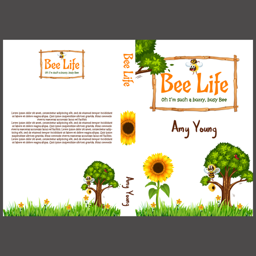 Create a Childrens charactor Bee for a book cover Design by Purushotham49