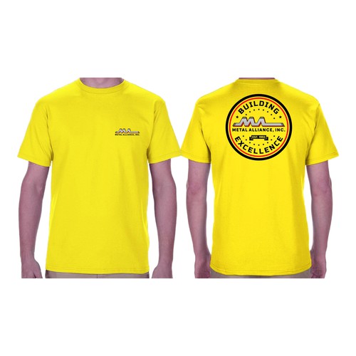 T-shirt design for high quality construction company Design by S. Wadja