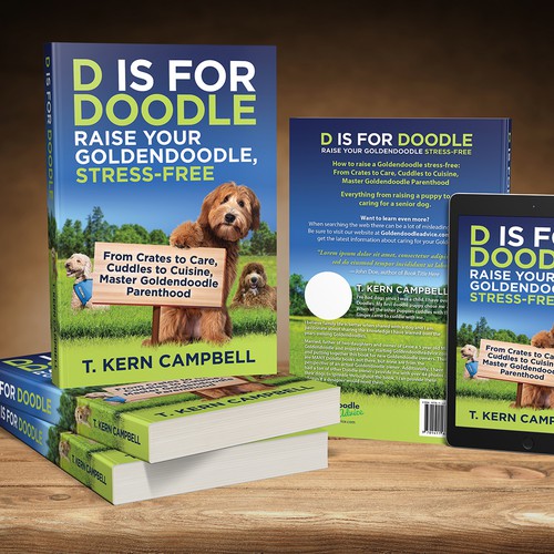 Help Keep Puppies Out Of Shelters - Book cover needed to help new Dog parents! Design by Sherwin Soy