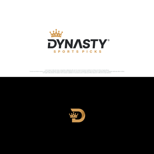 Luxury sports betting brand simple but elegant logo Design by svánz©