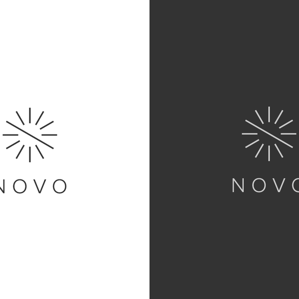 Recreate a MODERN and MINIMALIST logo for NOVO watch
