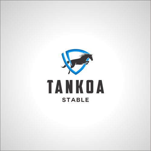 Horse Jumping Logo Design réalisé par GAM'Design