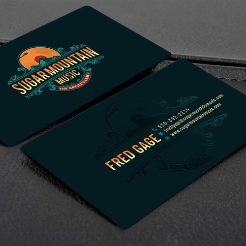 Designs Design an amazing business card for a new Record Label
