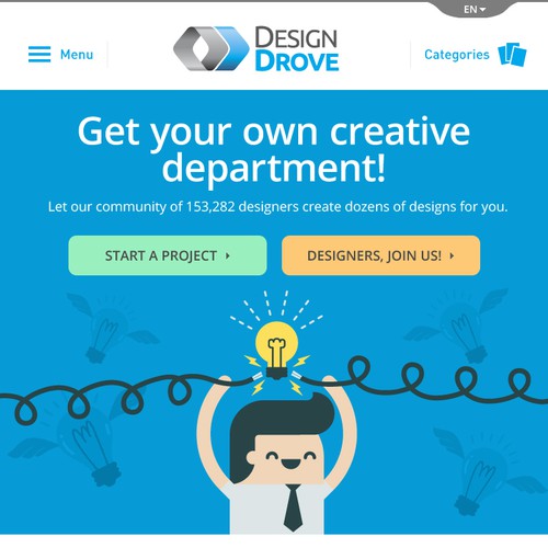 Landing Page Expert - We need you! Design by Silverrost