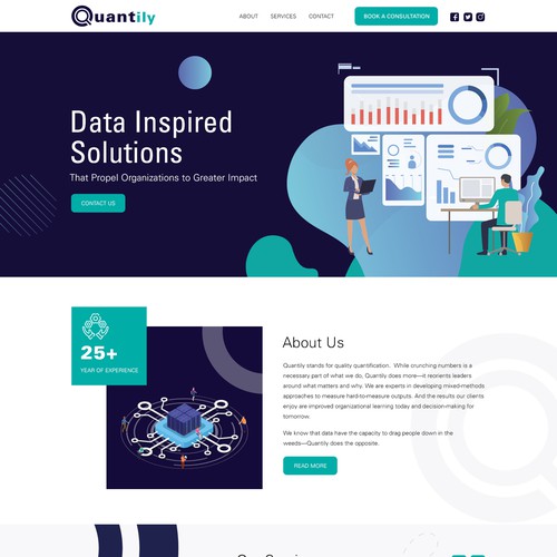 Quantily- Consulting with Data Design by Timefortheweb