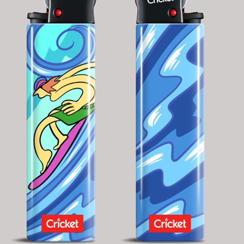 Create illustrations for a limited collection of Cricket Lighters (Multiple Winners) Design by brightoneart