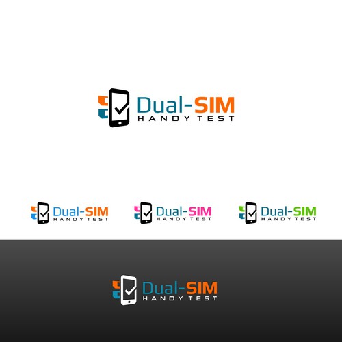 1 fresh logo for a website reviewing 2-SIM smartphones Design by HenDsign™