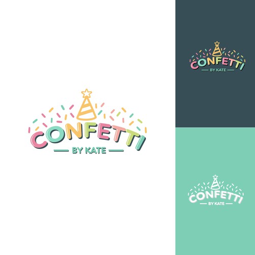 Brand design for maximalist joyful party planning business Design by Herii1