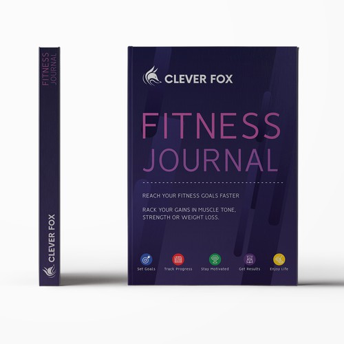 Clever Fox clever Fox Fitness Journal Workout Log Book Bundle - 2