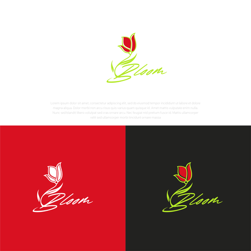 Flower bloom visual logo to appeal to mature women Design by oopz