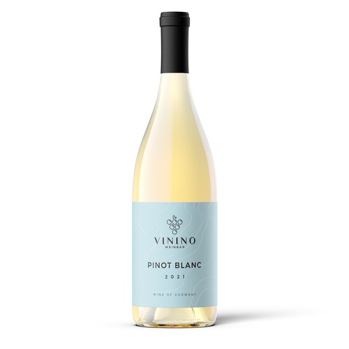 Modern label design for a house wine in a wine bar called VININO Design by Shark1@