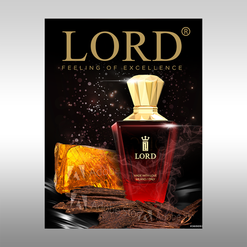 Design Poster  for luxury perfume  brand Diseño de MindArt89