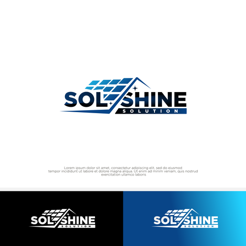 New solar panel cleaning business needing to attract customers Design by rzaltf