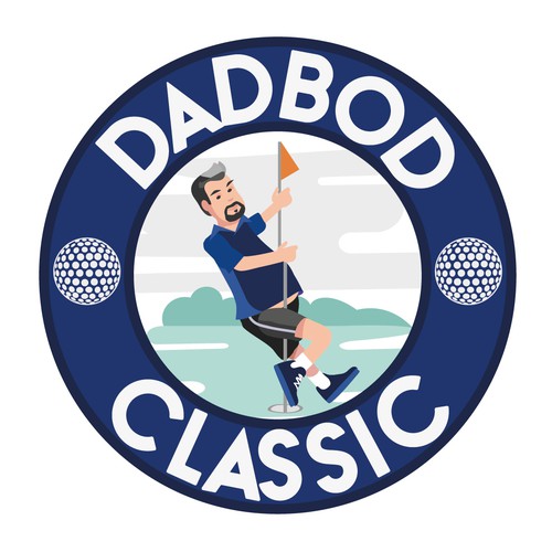 DadBod Classic Logo (golf outing) Design by Zeynep Bala Tuncer