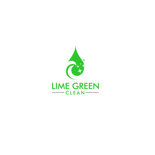 Lime Green Clean Logo and Branding Diseño de tenlogo52