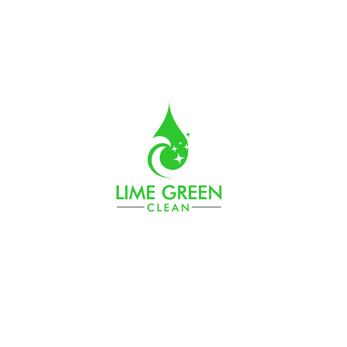 Lime Green Clean Logo and Branding Design by tenlogo52