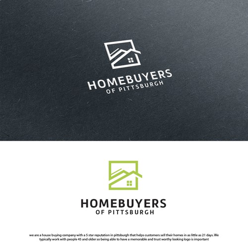 コンペ「professional and trust building logo for a 5 star house buying company ~ great work rewarded!」のデザイン by tynQさん 