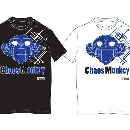 Design the Chaos Monkey T-Shirt Réalisé par Javamelo