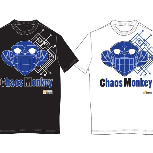 コンペ「Design the Chaos Monkey T-Shirt」のデザイン by Javameloさん 