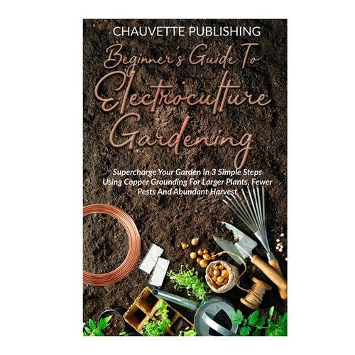 unique ebook cover for gardening book Design by DezignManiac