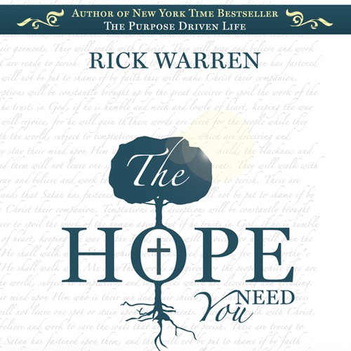 Design Rick Warren's New Book Cover Diseño de jesserandgd