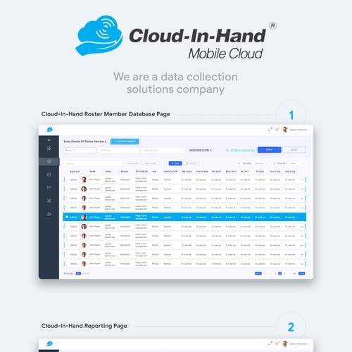 Designing an Intuitive Customer Facing Portal for Our Hybrid Solution on LAMP Design by FuturisticBug