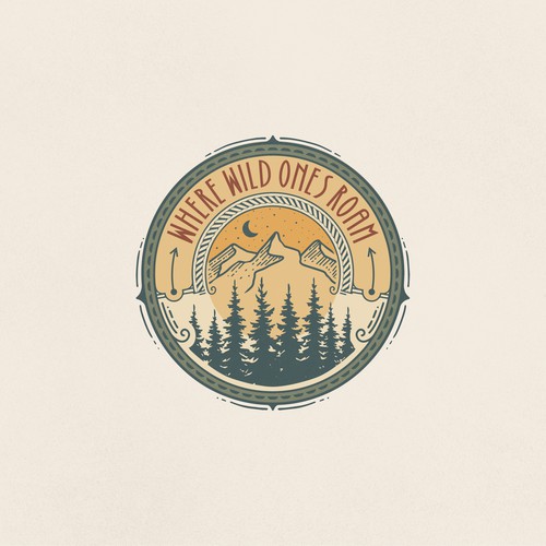 Adventure-Themed Travel Logo for Nomadic Family Design by OmHay