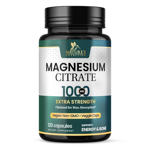 Premium Magnesium Citrate Design needed for Nature's Nutrition Design by Davi Giolo ★