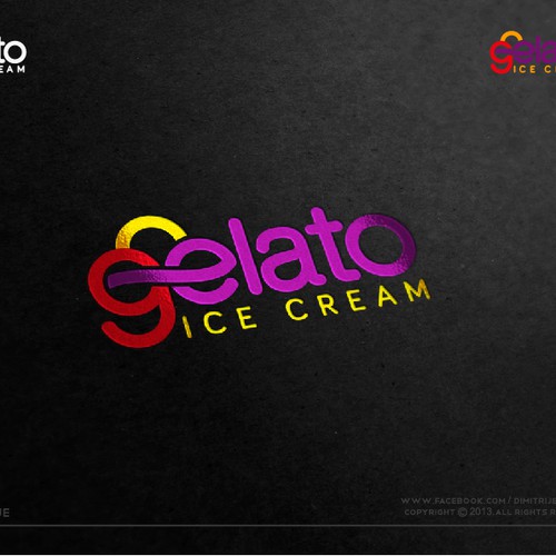 New logo wanted for gelato is the brand name  Design réalisé par Dimitry99