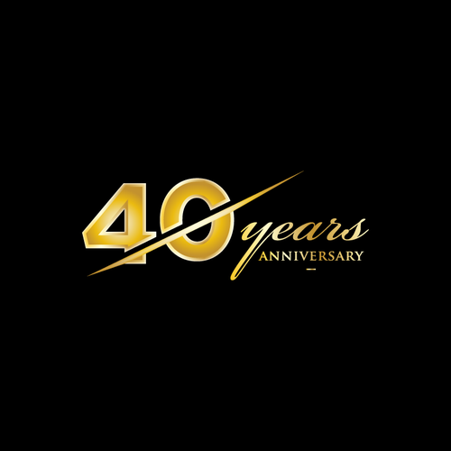 Looking for a modern, expressive 40 years jubilee logo Design by Maaina