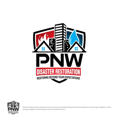 Disaster restoration logo Design by M.Siddique