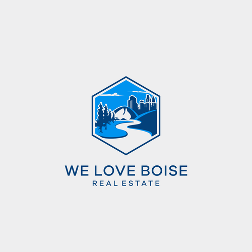 Logo creation capturing quality of life and moving to Boise, ID w/outdoors and downtown components Design by Ghouvan