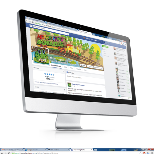 Mister Frog Toy Shop Searchs: Logo + Visual Identity Design by D A N D E