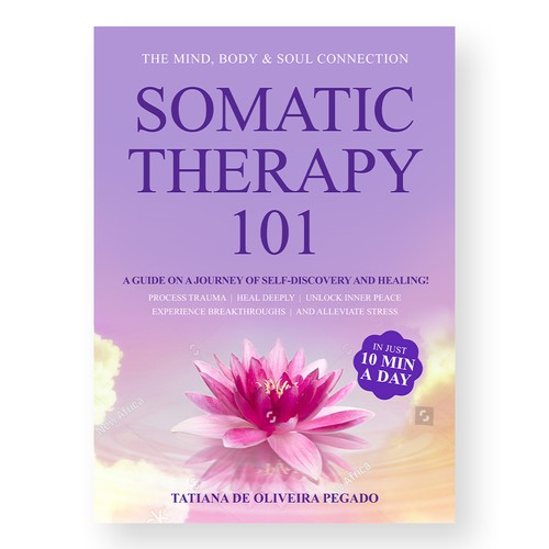 Beautiful & powerful book cover with a lotus flower design Design by Triydisono17