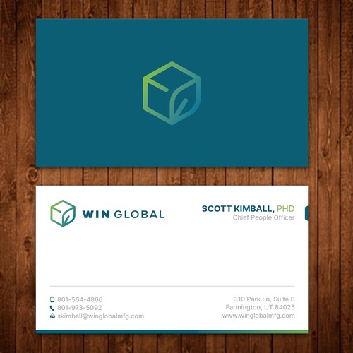 ™SF_Design™さんのWIN Global Business Card Designデザイン