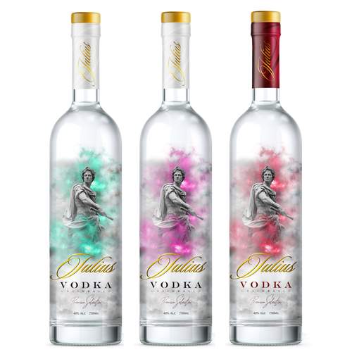 Label design for new vodka Brand Design by LucaToni