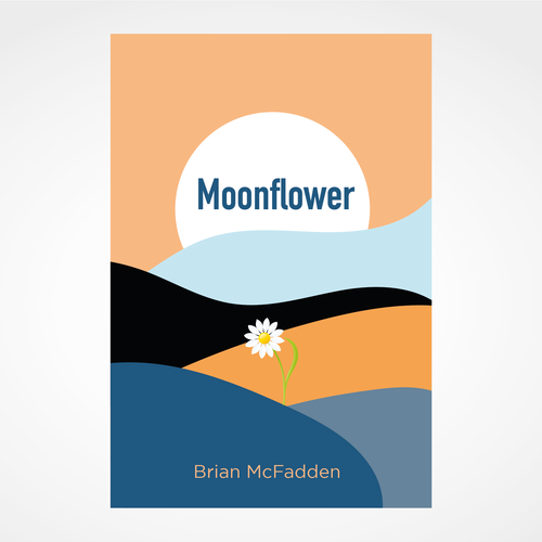 Moonflower - Poetry chapbook cover Design by STARKCOM