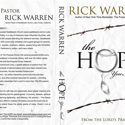 Design Rick Warren's New Book Cover Réalisé par Sherman Jackson