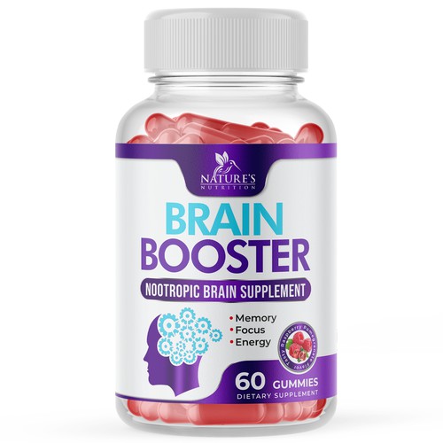 Brain Booster Supplement Design Needed for Nature's Nutrition Design by UnderTheSea™